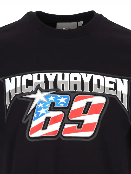 Koszulka Nicky Hayden z logo 69 czarna