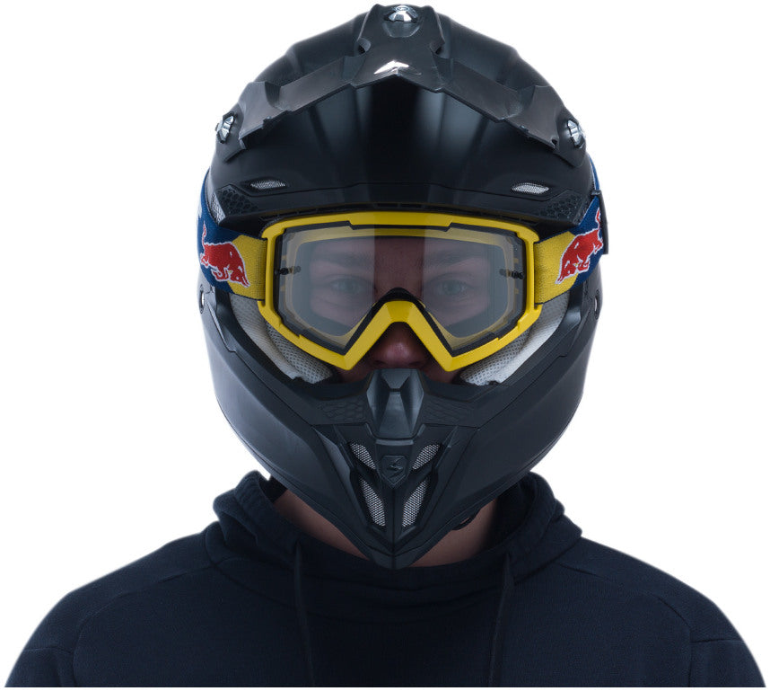 Gogle motocrossowe Red Bull Spect WHIP żółte z przezroczystą szybą