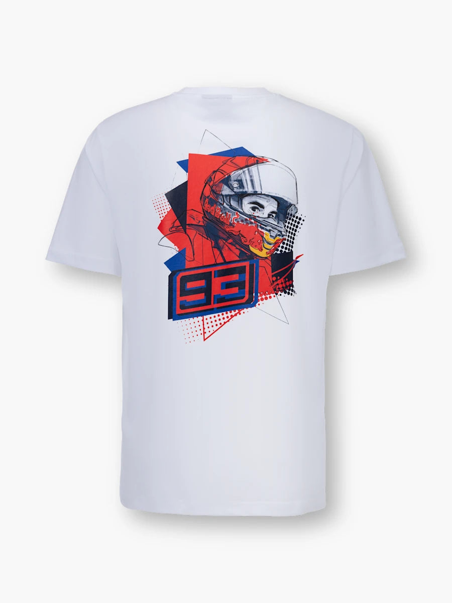 Marc Márquez 93 – Red Bull fan T-shirt white