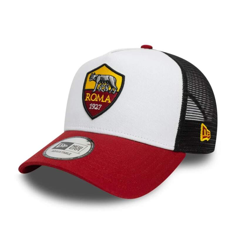 Siateczkowa czapka z daszkiem AS ROMA EF z logo