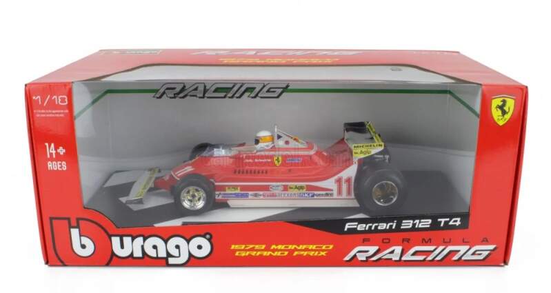 Model Ferrari F1 312T4 1979 Monaco GP J. Scheckter