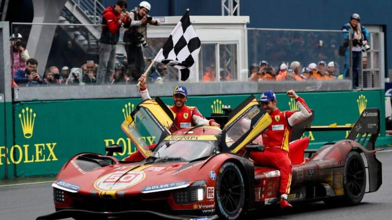 Model Bburago Ferrari 499P #50 Winner Le Mans 2024