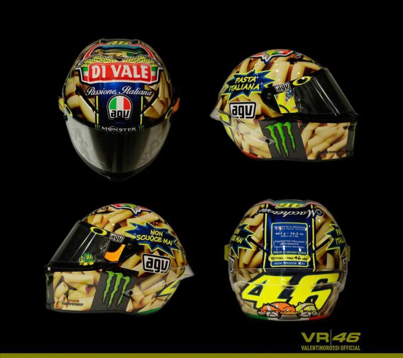 Model kasku MotoGP Valentino Rossi Mugello 2014