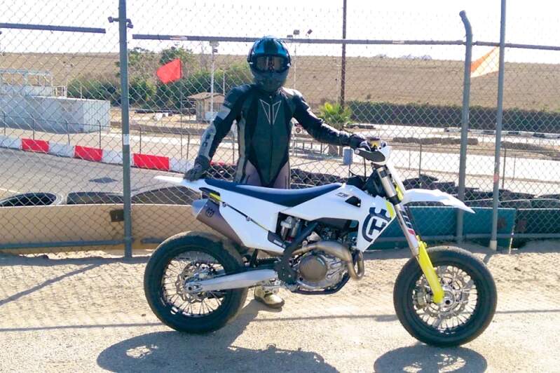 Model motocyklu Husqvarna FS 450 Supermoto