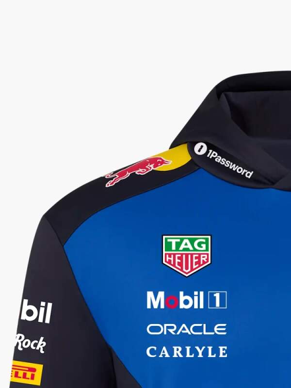 Oracle Red Bull Racing sweatshirt with sponsor logos - team edition