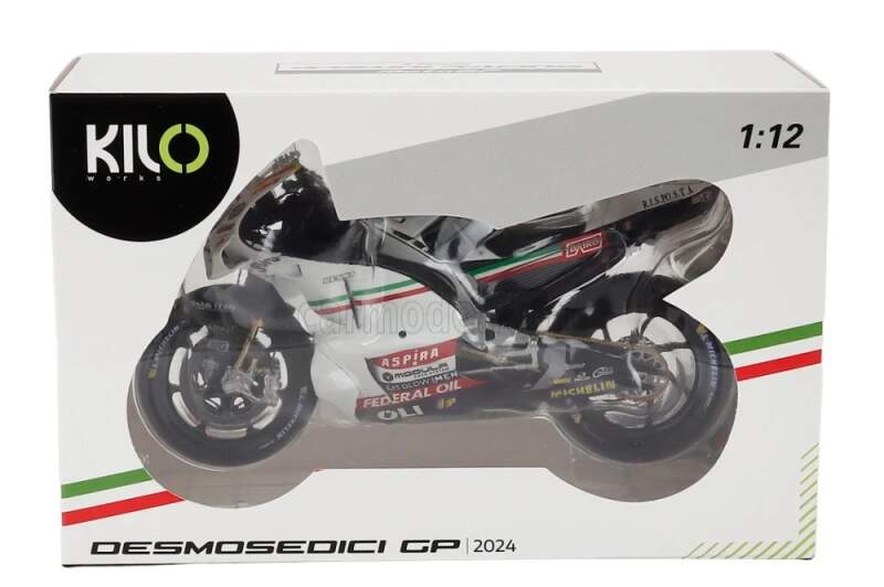 Model NZG MotoGP - Ducati GP23 Marc Marquez 1:12 - edycja San Marino GP