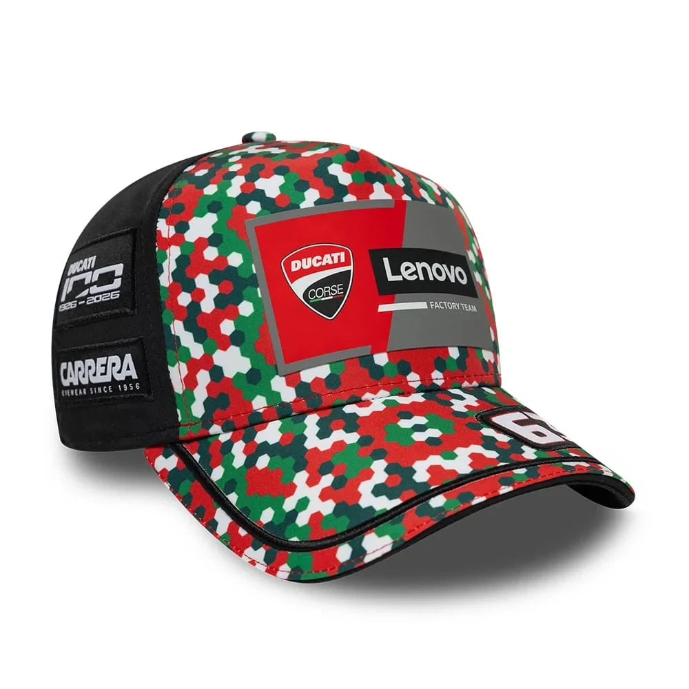 Czapka z daszkiem Ducati Lenovo Team Pecco Bagnaia #63 – edycja Mugello 2026