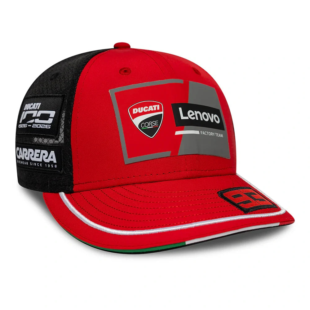 Czapka z daszkiem Ducati Lenovo Team Marc Marquez #93 2026 – czerwona