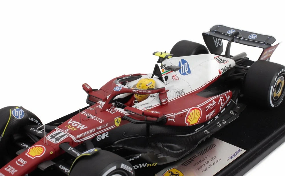 LookSmart Scuderia Ferrari SF-25 L. Hamilton Model 1:18 – Monza GP 2025