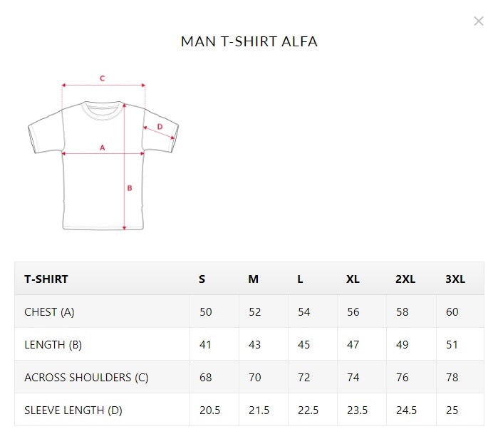 Alfa Romeo CLASSY BLACK T-shirt, black