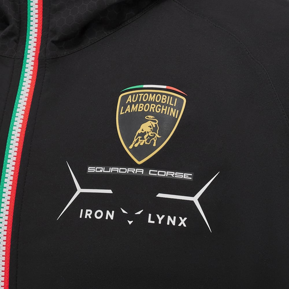 Wiatrówka zespołowa Lamborghini Iron Lynx SC63 – czarna