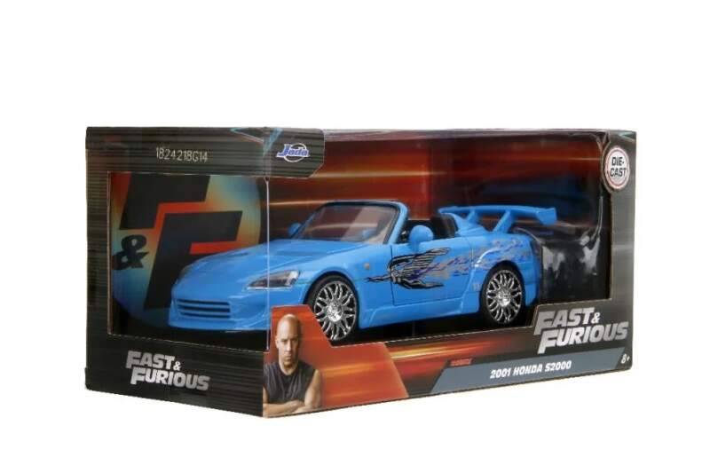 Model Szybcy i wściekli Honda S2000 niebieski