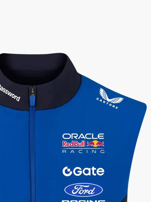 Oracle Red Bull Racing vest with sponsor logos - team edition