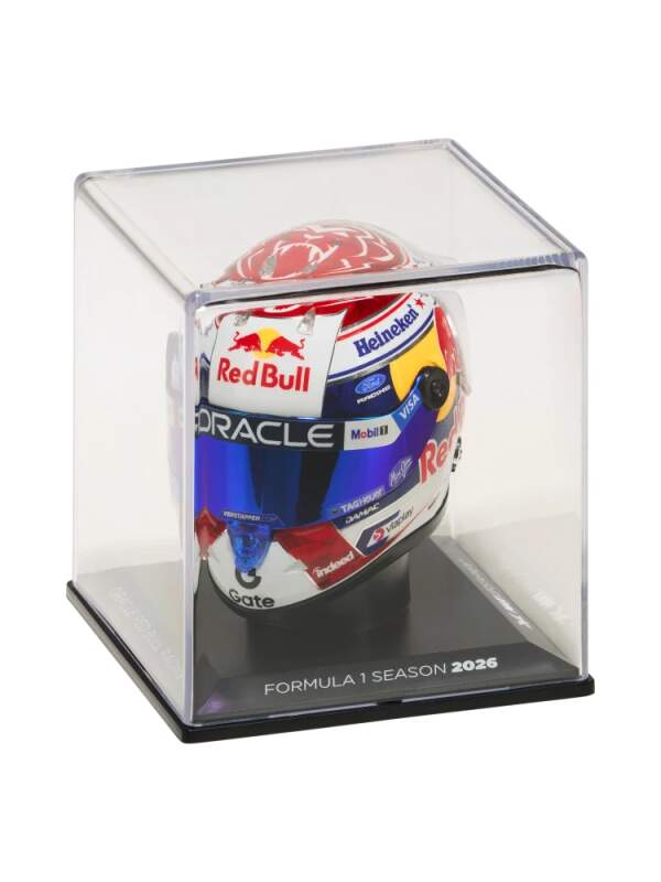 Model kasku Max Verstappen 2026 1:4 Schuberth