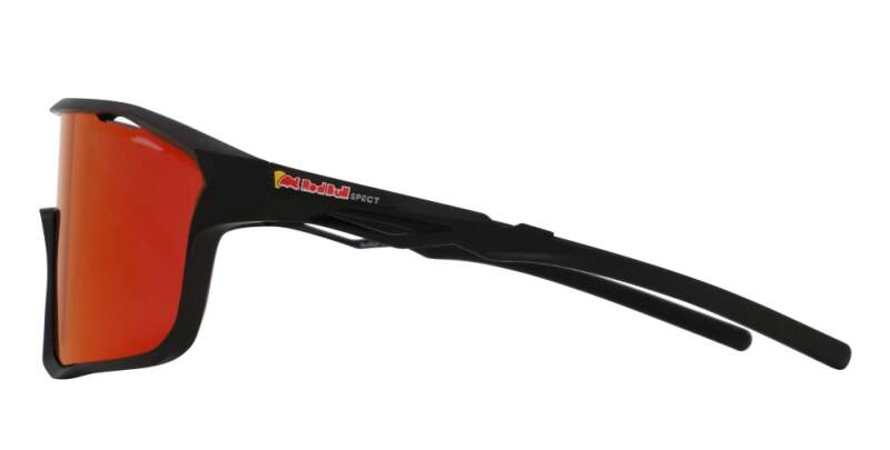 Okulary przeciwsłoneczne Red Bull Spect RUMBLE czarne z niebiesko-purpurowymi soczewkami