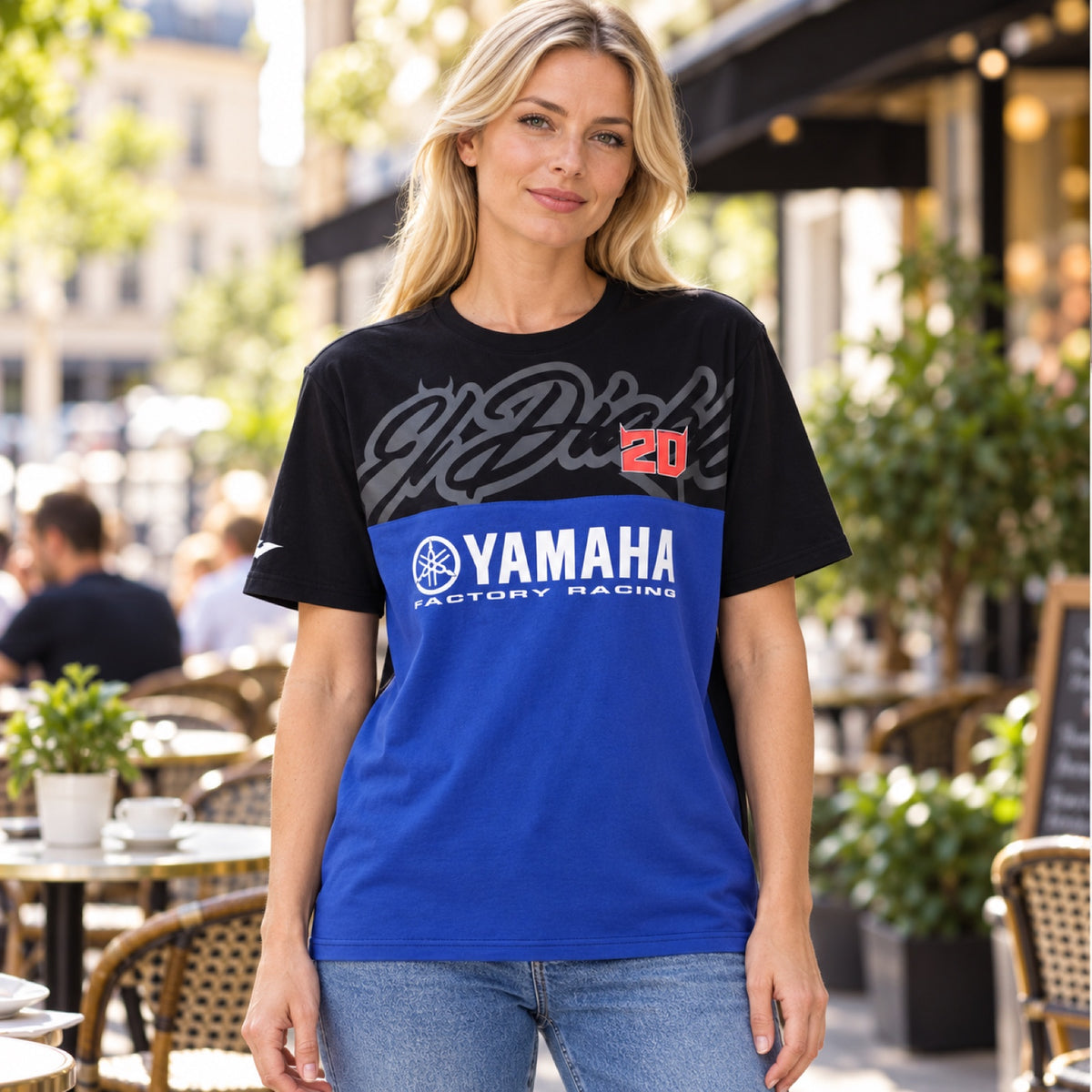 Koszulka Fabio Quartararo Yamaha MotoGP – EL DIABLO – zdjęcie poglądowe (AI)