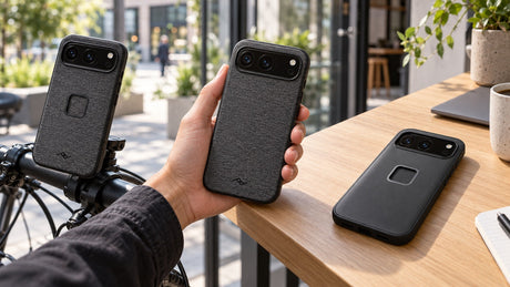 Peak Design Mobile i SlimLink: etui, uchwyty i kompatybilność – ilustracja wygenerowana przez AI