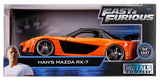 Model Szybcy i wściekli Mazda RX-7 Tokyo Drift 1:24 z figurką