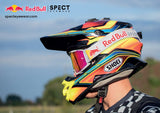 Gogle motocrossowe Red Bull Spect STRIVE szare z przydymioną szybą