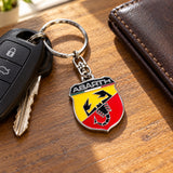Abarth BADGE Metal Keyring – illustrative photo (AI)