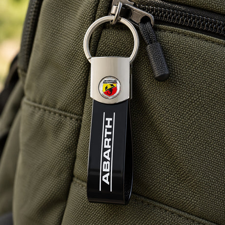 Abarth BAND Keyring – Black – illustrative photo (AI)