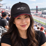 Alfa Romeo F1 Team Curved Peak Cap – Black – illustrative photo (AI)