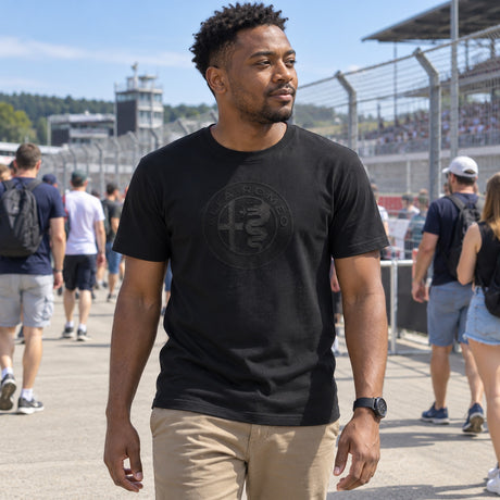 Alfa Romeo Serpentine T-Shirt with Grey Logo – ilustrační foto (AI)