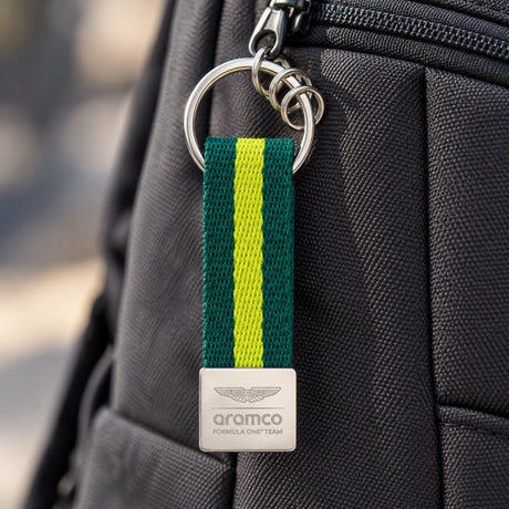 Aston Martin F1 Logo Keyring – illustrative photo (AI)