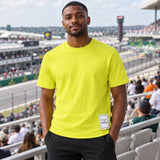 Koszulka casual Aston Martin F1 Team LOGO – jasnożółta – zdjęcie poglądowe (AI)