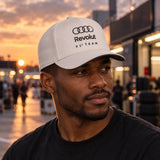 Czapka z daszkiem Audi Revolut F1 x Adidas – edycja lifestyle – zdjęcie poglądowe (AI)