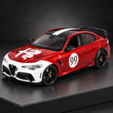 Model Bburago Alfa Romeo Giulia GTAm nr 99 – zdjęcie poglądowe (AI)