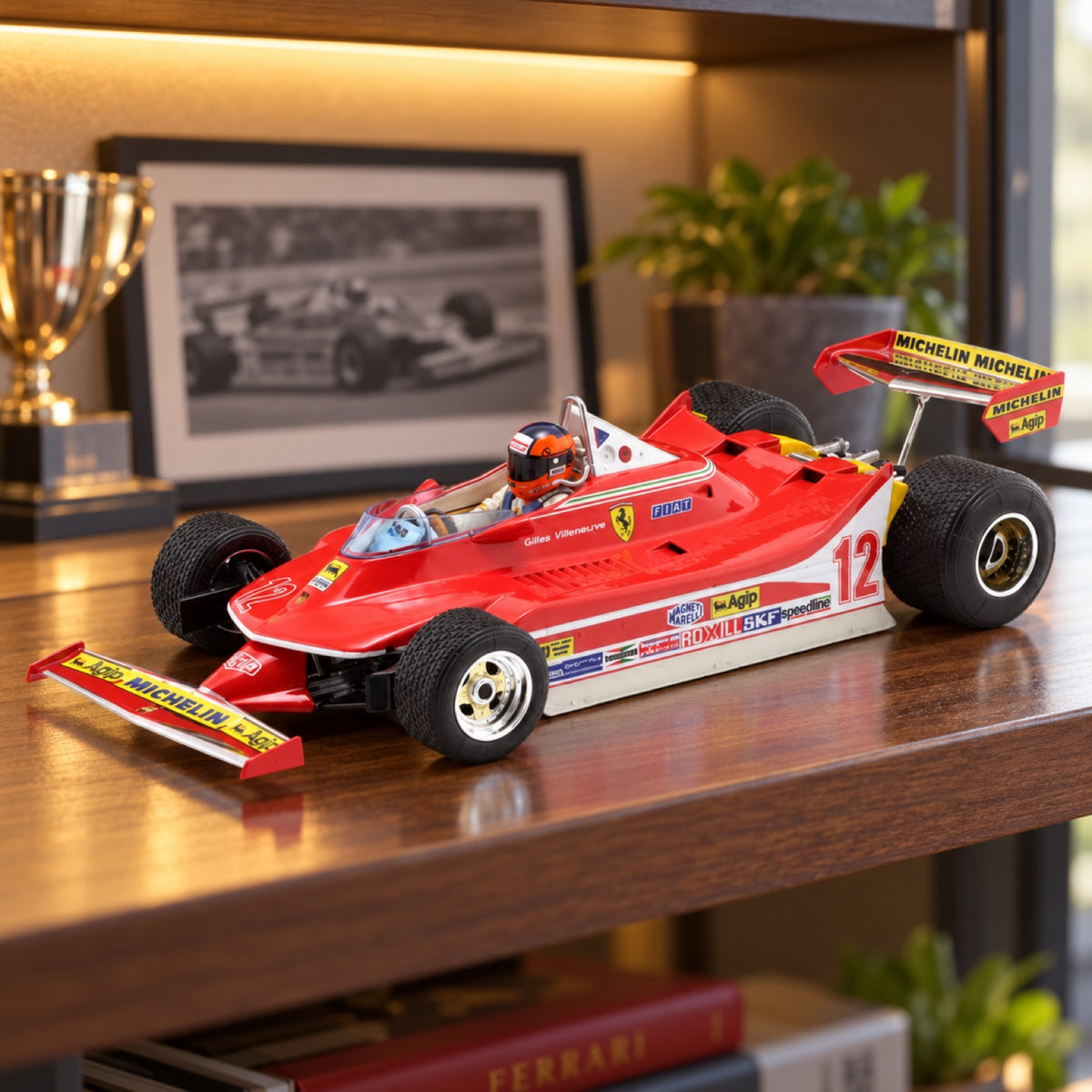 Model Ferrari F1 312T4 1979 Grand Prix USA G. Villeneuve – zdjęcie poglądowe (AI)