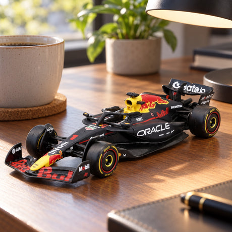 Model Bburago Red Bull F1 RB21 #1 Max Verstappen 2025 1:43 – zdjęcie poglądowe (AI)