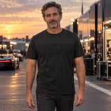 Bugatti Men's T-Shirt with Logo – Black – illustrative photo (AI)