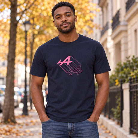 BWT Alpine F1 T-Shirt – GRAPHIC Edition, Navy Blue – illustrative photo (AI)