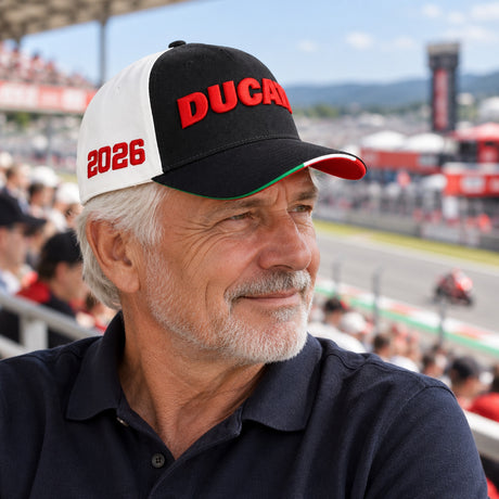 Ducati Corse Cap – 100 Years of Ducati Edition – illustrative photo (AI)
