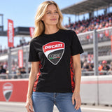 Koszulka kibica Ducati Corse CAMU z logo – czarna – zdjęcie poglądowe (AI)