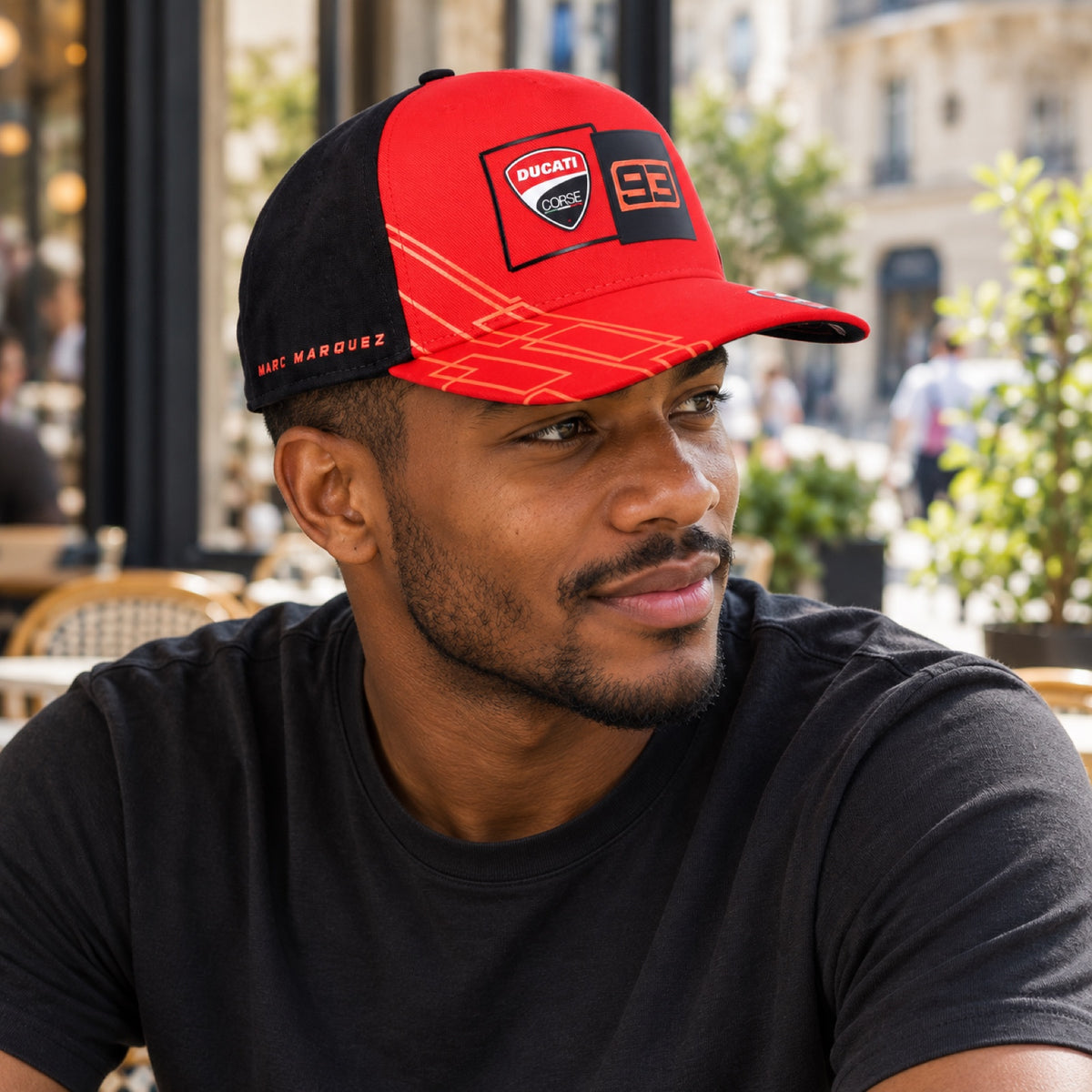 Ducati Corse – Marc Marquez #93 Fan Cap with Logo – illustrative photo (AI)