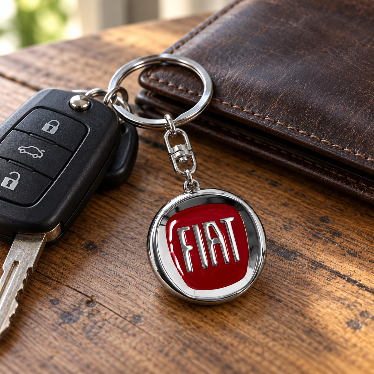 Brelok Fiat – zdjęcie poglądowe (AI)