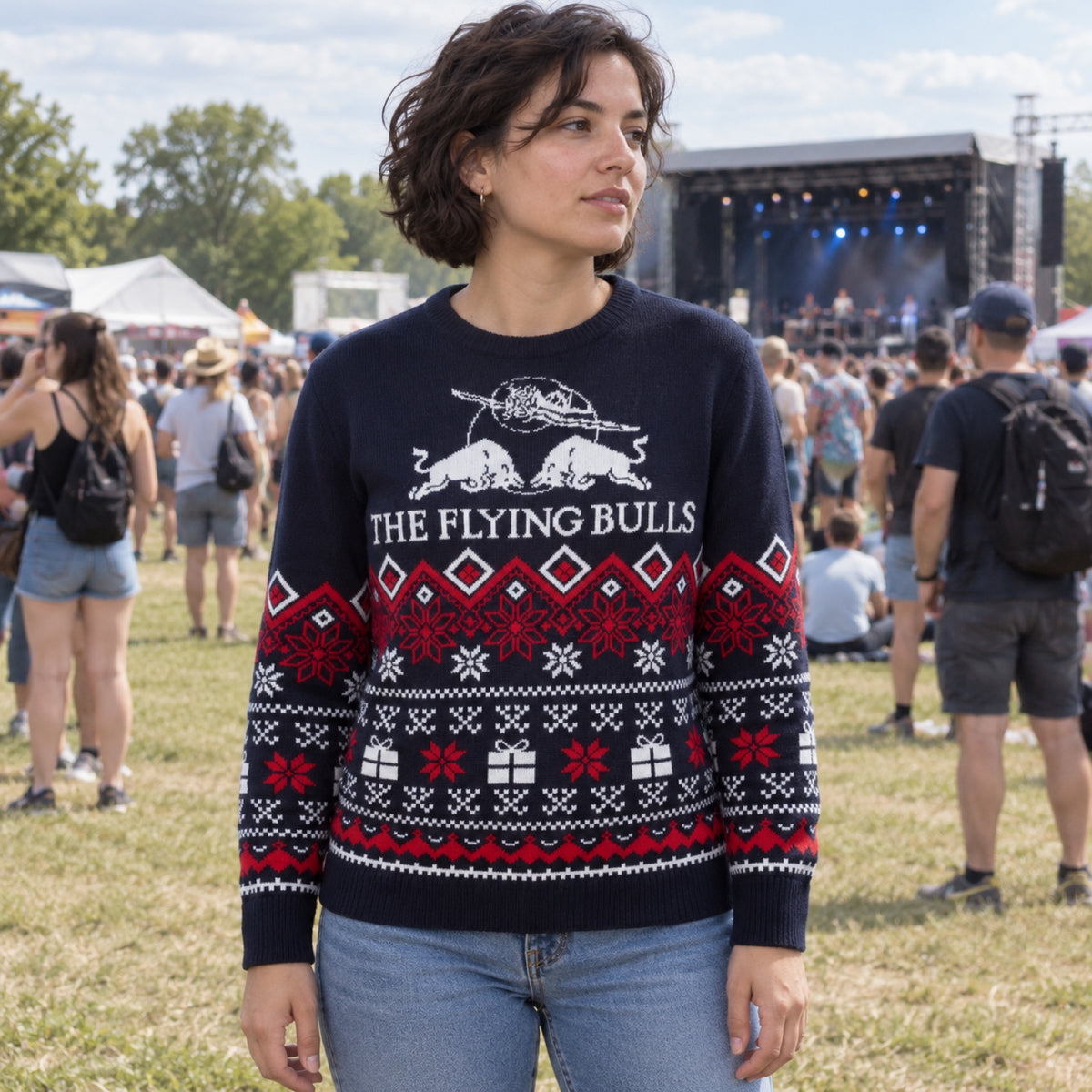 Zimowy sweter The Flying Bulls – Winter Edition – zdjęcie poglądowe 2 (AI)