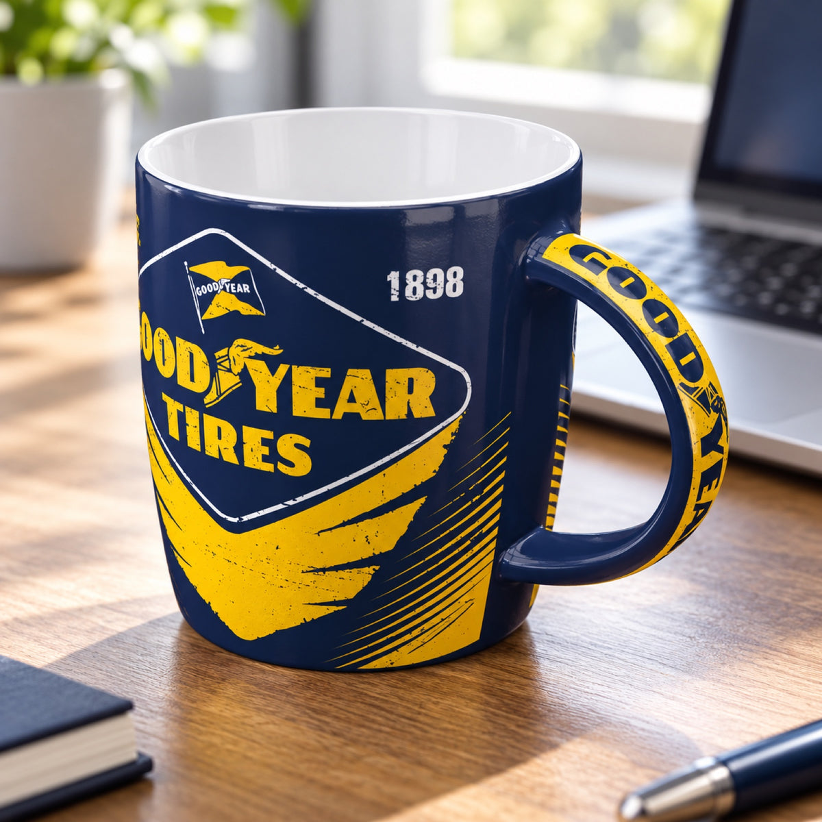 Goodyear Ceramic Mug with Design – illustrative photo (AI)