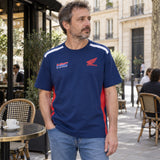 HRC Honda Fan T-Shirt with Logo – Blue – ilustrační foto (AI)