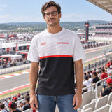 Koszulka HRC Honda x Marc Marquez – biała – zdjęcie poglądowe (AI)