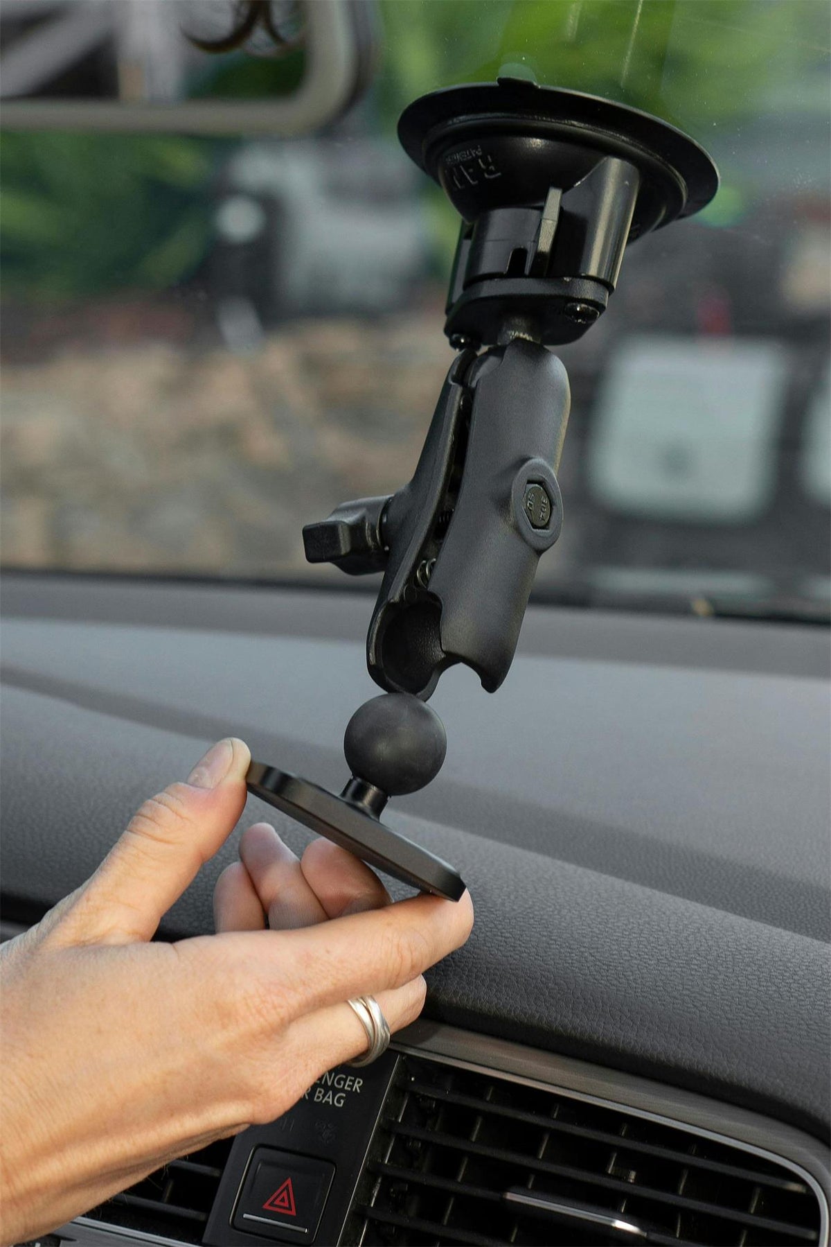 Peak Design Car Mount - 1" Ball Charging Adapter V2 - Black