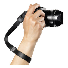Peak Design Cuff - leather camera wrist strap - black