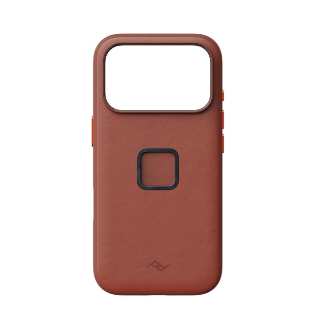 Peak Design Everyday Case Slimlink iPhone 18 Pro - Redwood Clarino