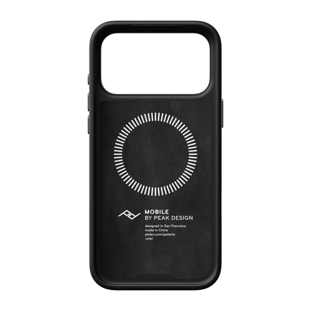 Peak Design Everyday Case Non-Slimlink iPhone 18 Pro Max - Black Leather