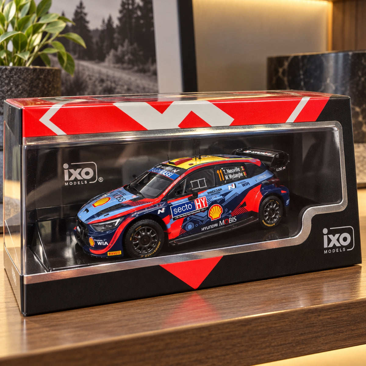 Model IXO Hyundai i20 N WRC Rally Finland 2022 T. Neuville – zdjęcie poglądowe (AI)