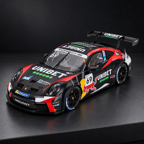IXO Porsche 911 GT3 #69 Model – Porsche Cup, Zolder 2024 – illustrative photo (AI)