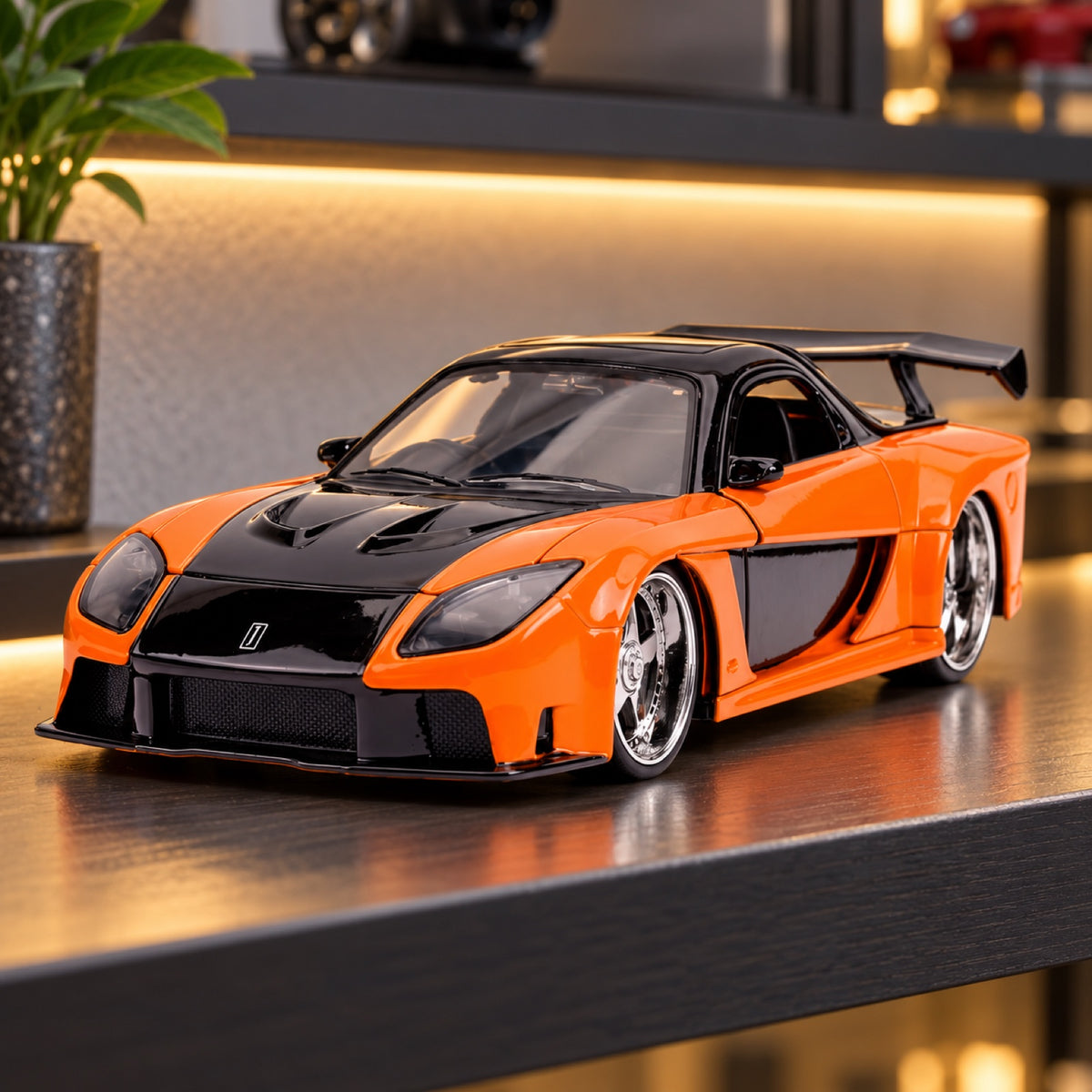 Model Szybcy i wściekli Tokyo Drift Mazda RX-7 – zdjęcie poglądowe (AI)